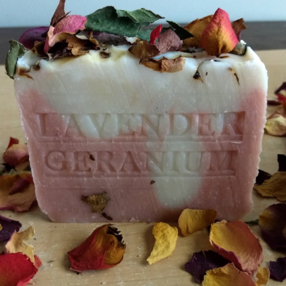 French Lavender Egyptian Geranium Soap