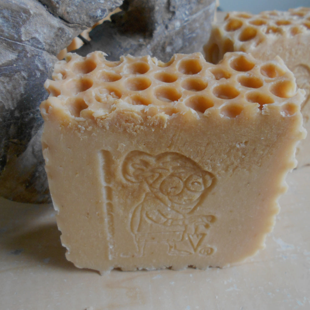 Goats Milk Soap with Blossom Honey- Farm Fresh Milk