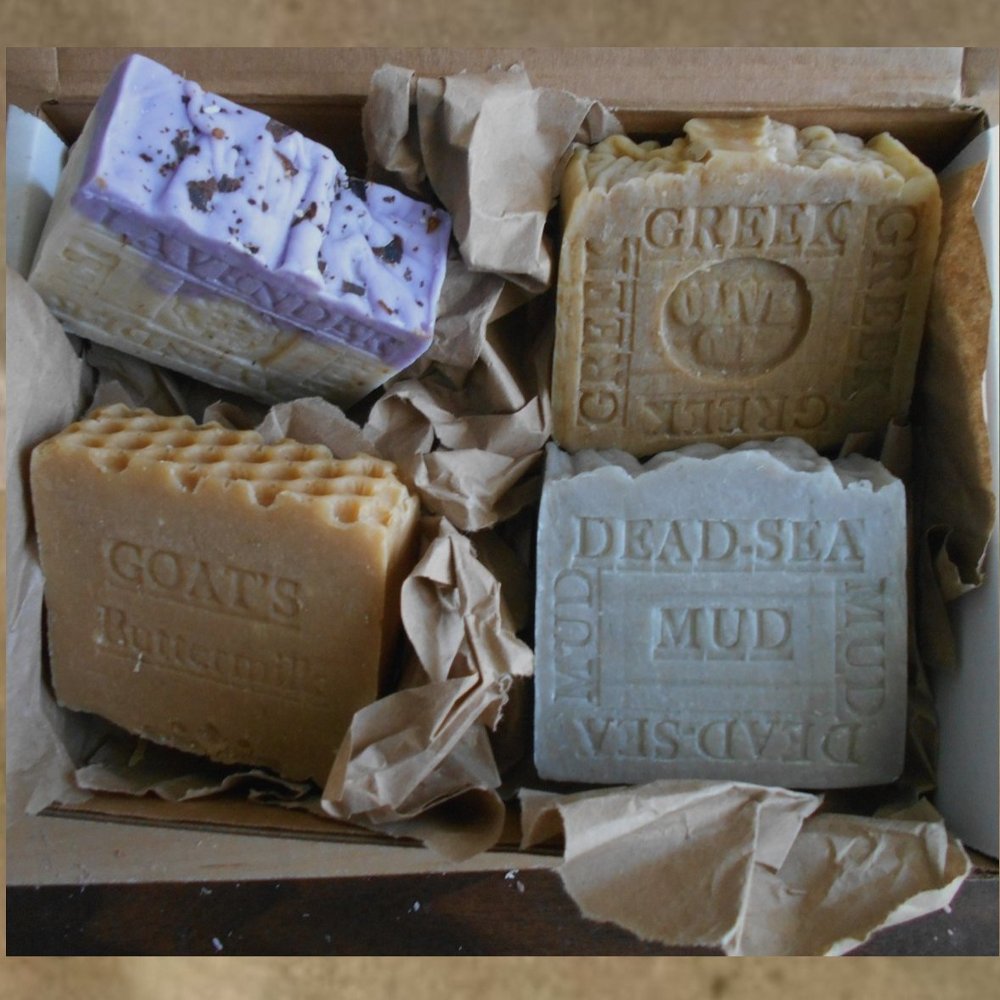 Luxurious Four Bar Soap Gift Set All Natural  - Artisan