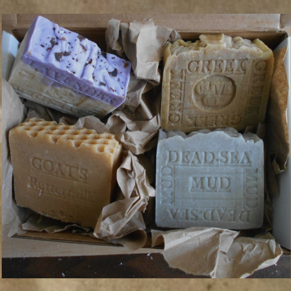 4 variety of handmade soap luxury set