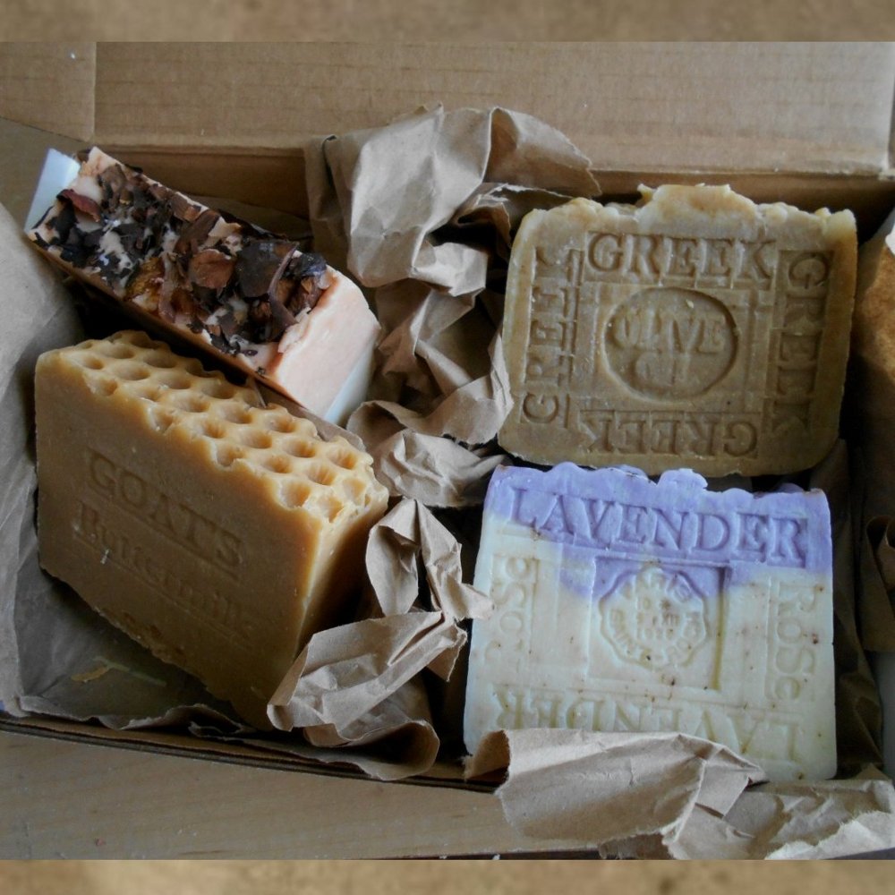 Luxurious Four Bar Soap Gift Set All Natural  - Artisan