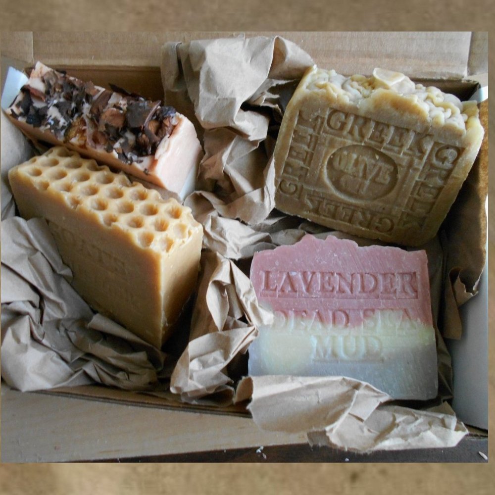 Luxurious Four Bar Soap Gift Set All Natural  - Artisan