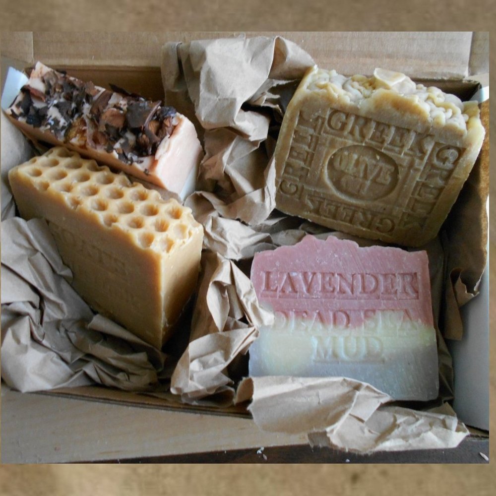Luxurious Four Bar Soap Gift Set All Natural