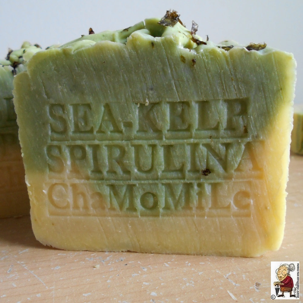 Organic Soap from The sea moisturizing harsh or damaged skin .