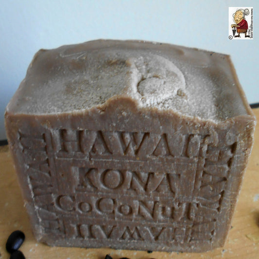 Hawaiian Kona Coffee Soap  and Organic Coconut Milk 11 Oz.