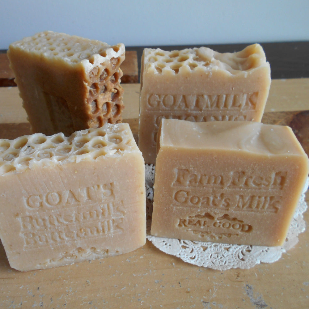 Organic Handmade Milk  Four Bar Soap Set Artisan