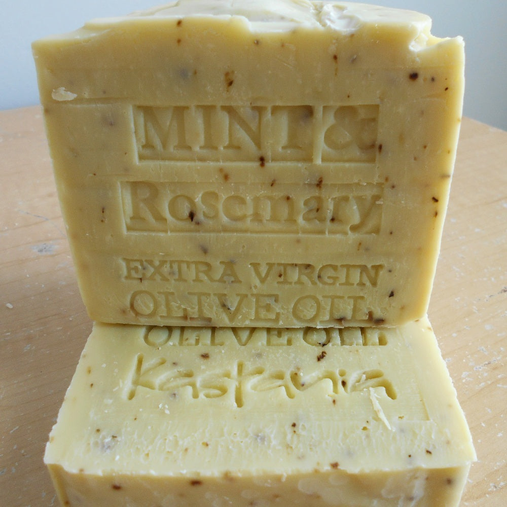 Organic Extra Virgin Greek Oil Soap Mint and Rosemary
