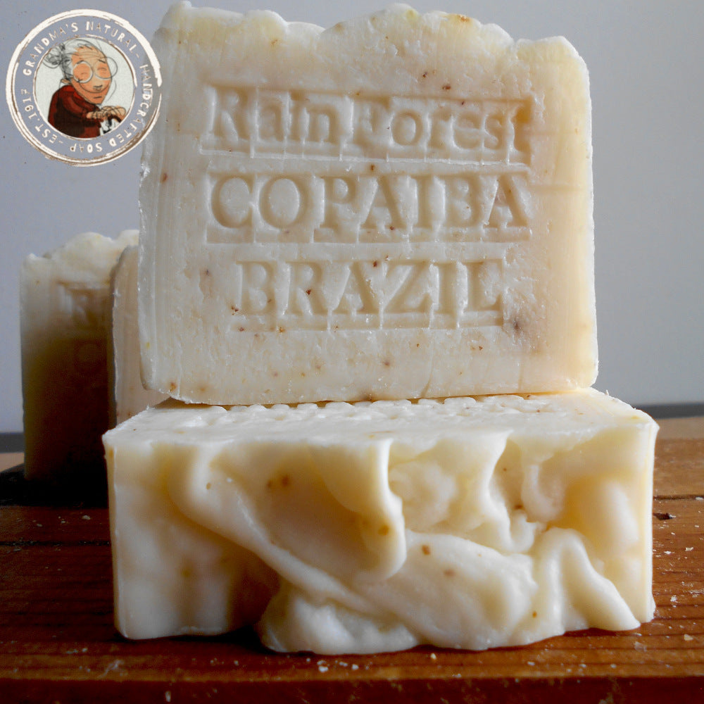 Rainforest Copaiba  bar of soap with ' Engrave Copaiba Brazil' 