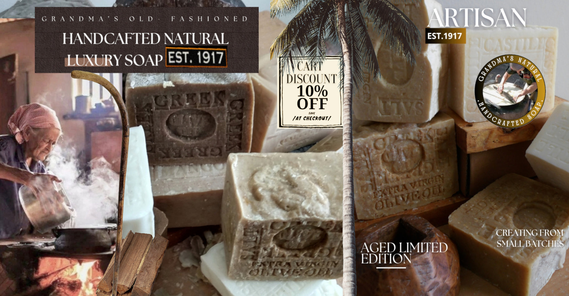 Grandma's Handcrafted Soap all Natural 