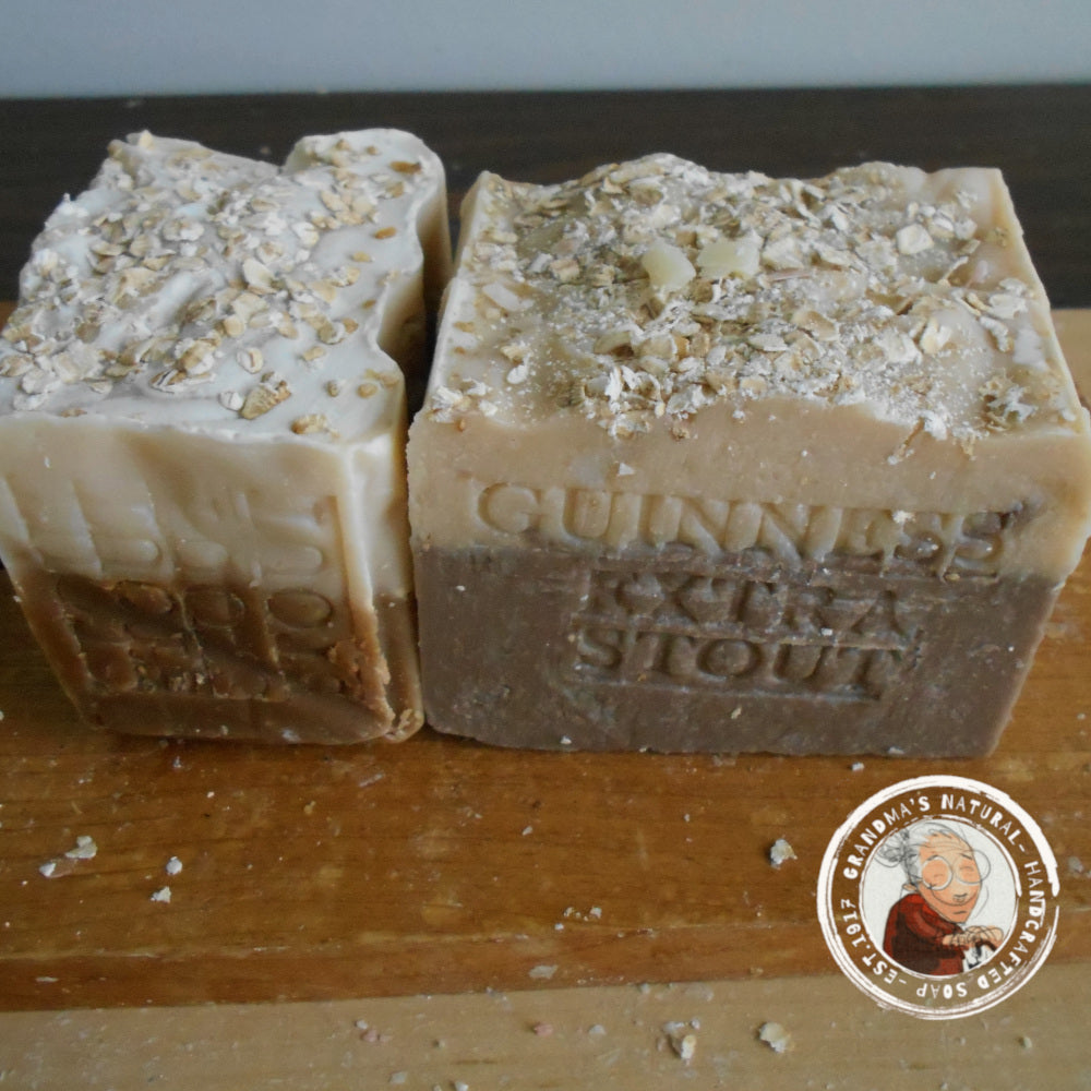 Guinness Stout, Oatmeal Soap Natural for a Gentle Exfoliating and Moisturizing Experience

