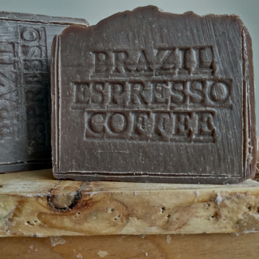 Brazilian  Espresso Scrub Bar - Natural Artisan Handmade