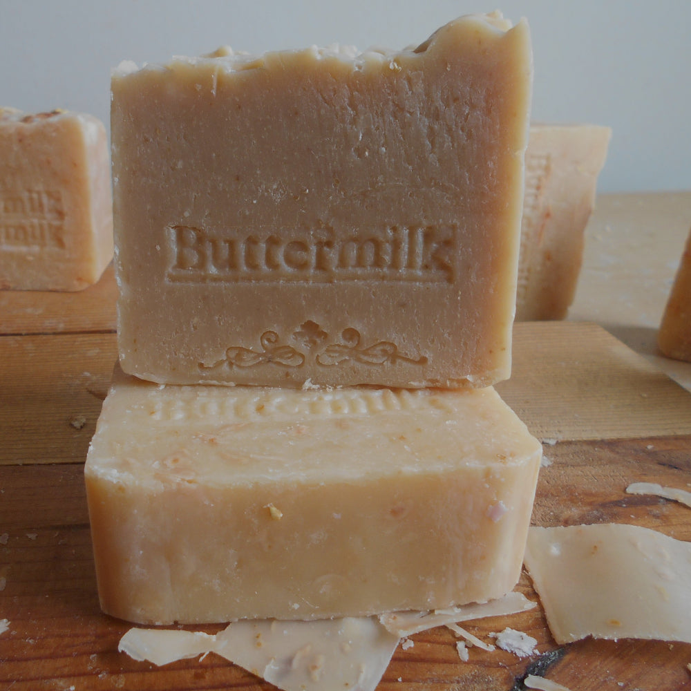 Buttermilk Soap with Organic Honey and Oatmeal 