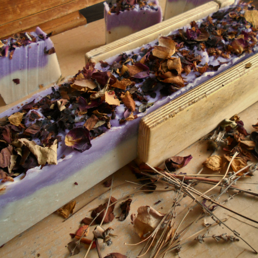 Cold process soap handcrafted from a small batch 