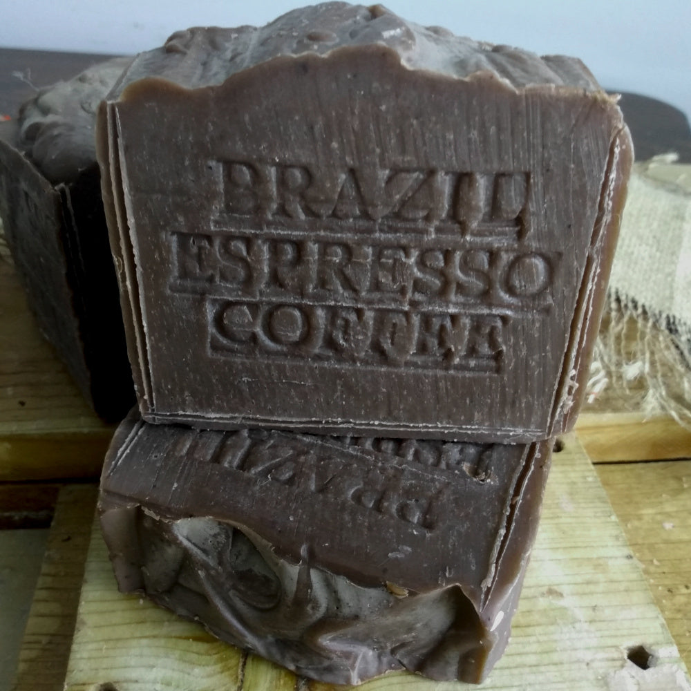 Brazilian  Espresso Scrub Bar - Natural Artisan Handmade