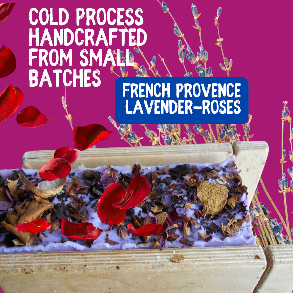 Provence Lavender-Rose  Soap - Large Aged Limited Edition
