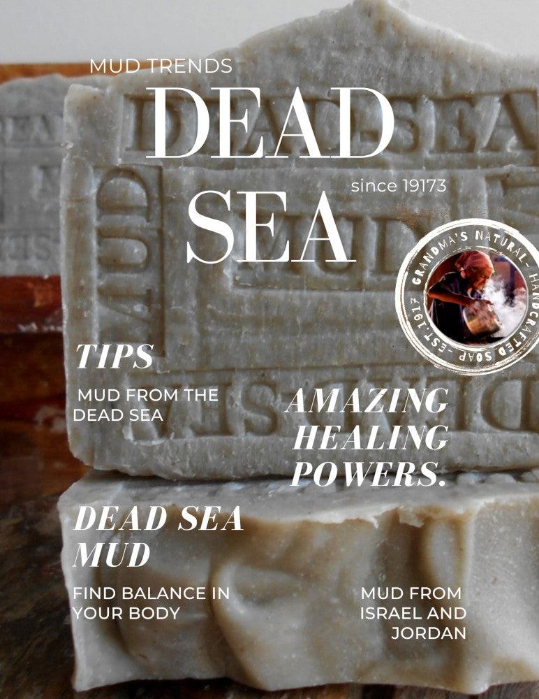  Dead Sea, and body balance. Features a Grandma's natural soap logo. Our 100% Natural Dead Sea Mud Handcrafted Soap With Anise is essential for maintaining healthy skin.