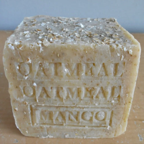 Aged -Oatmeal Mango Butter Soap  Limited Edition 1 Pound Bar