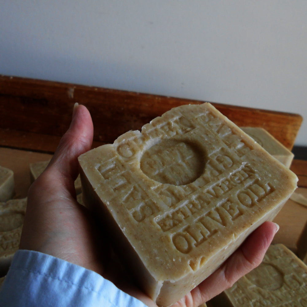 Greek Olive Oil Soap for hand-washing 
