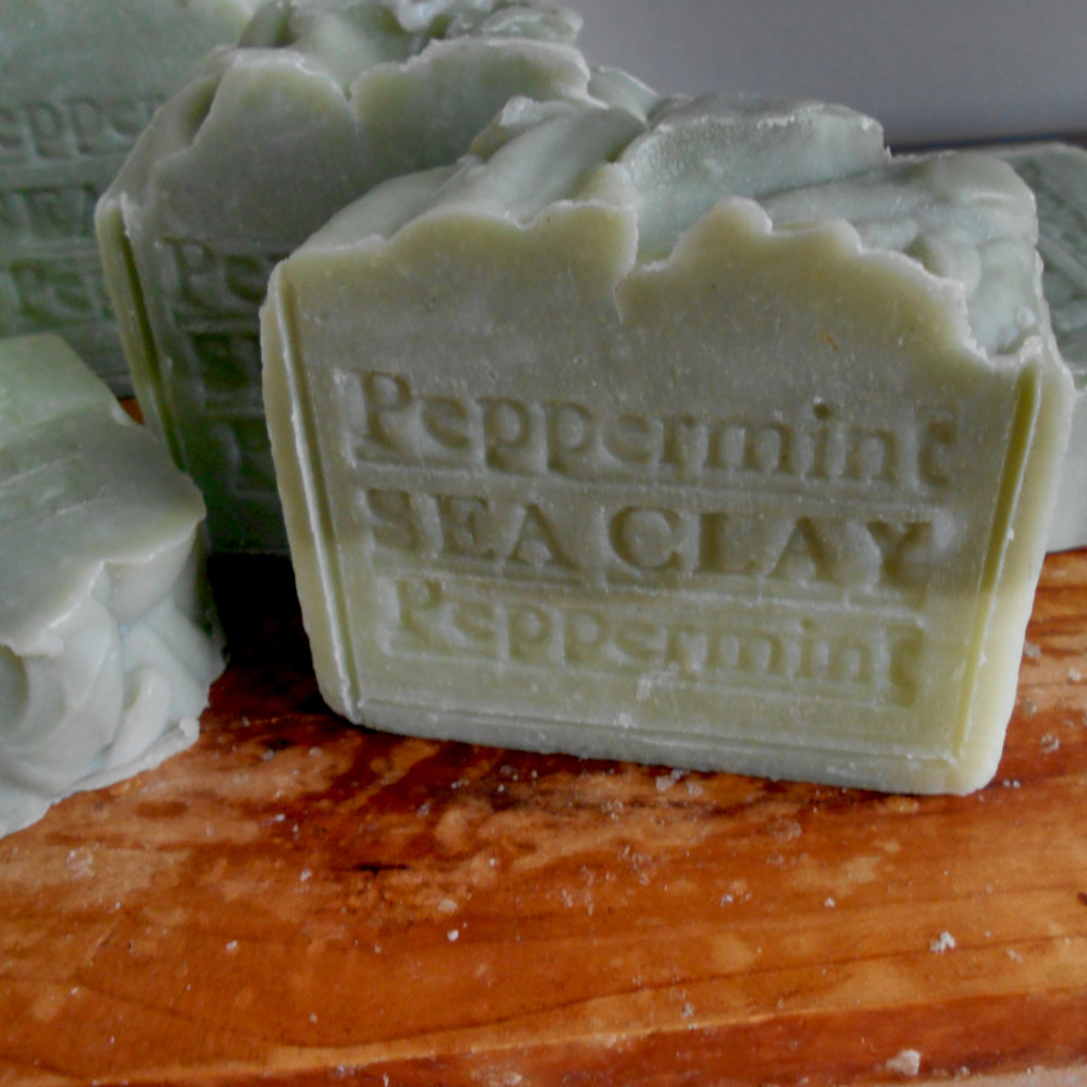 Peppermint Soap with Sea Clay All Natural