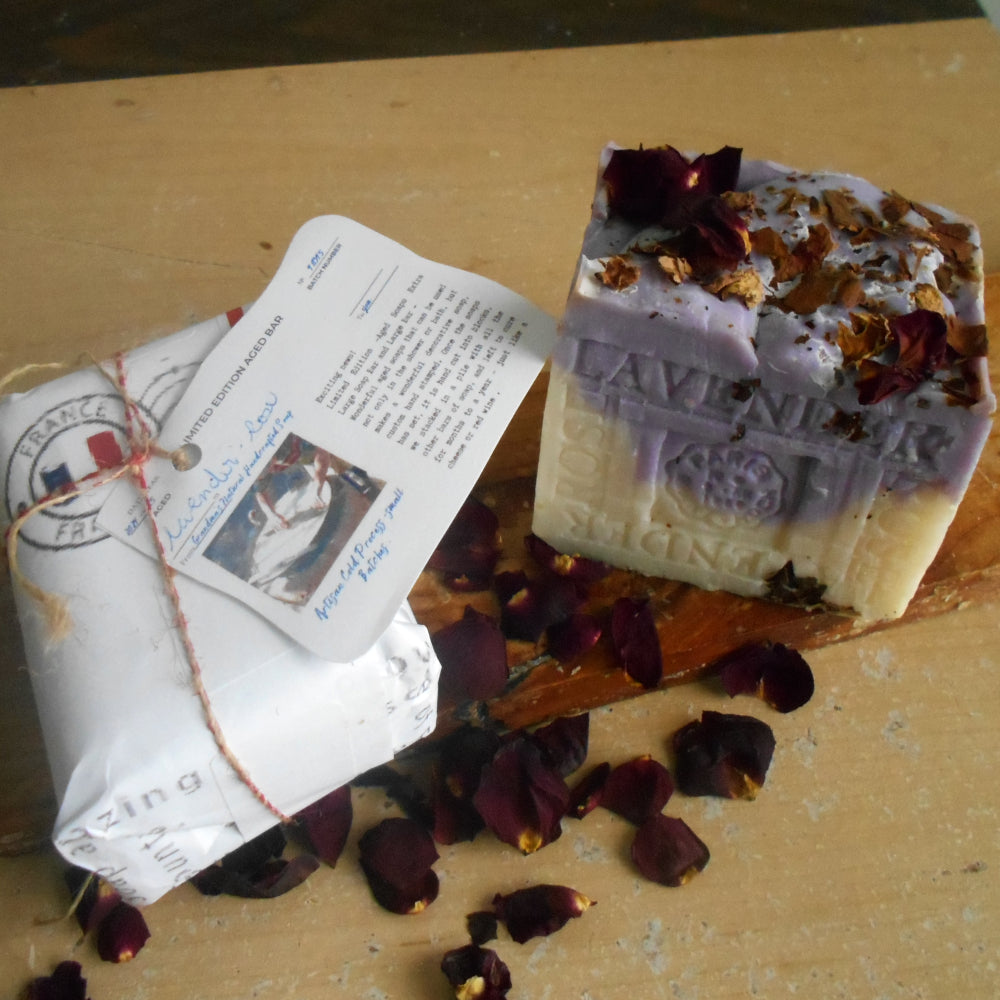 Provence Lavender-Rose  Soap - Large Aged Limited Edition