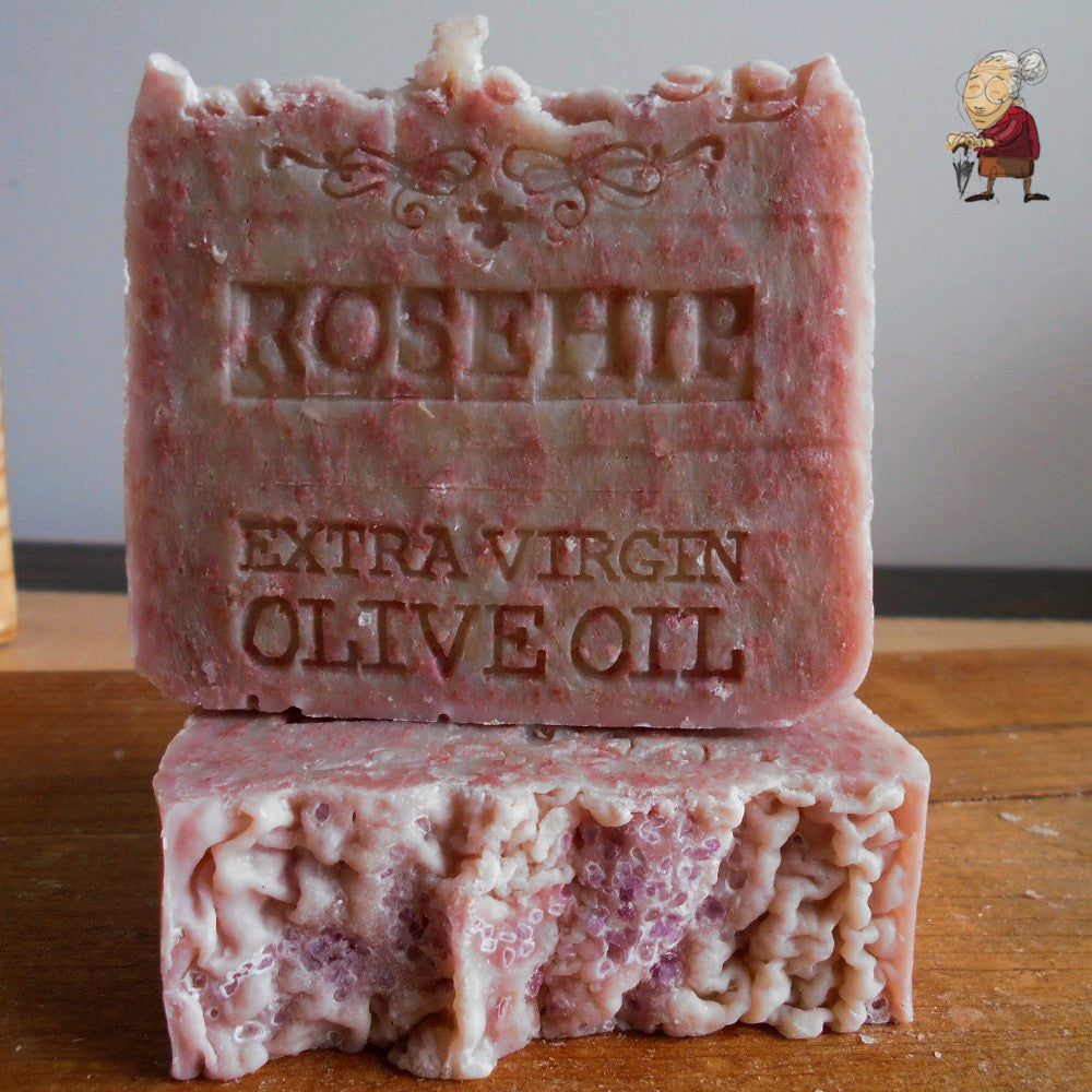olive oil rosehip soap