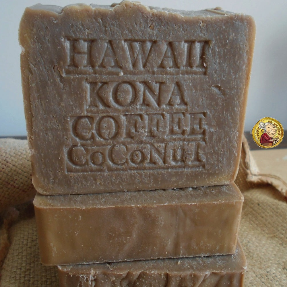 Hawaiian Kona-Coffee and Organic Coconut Milk Soap Bar