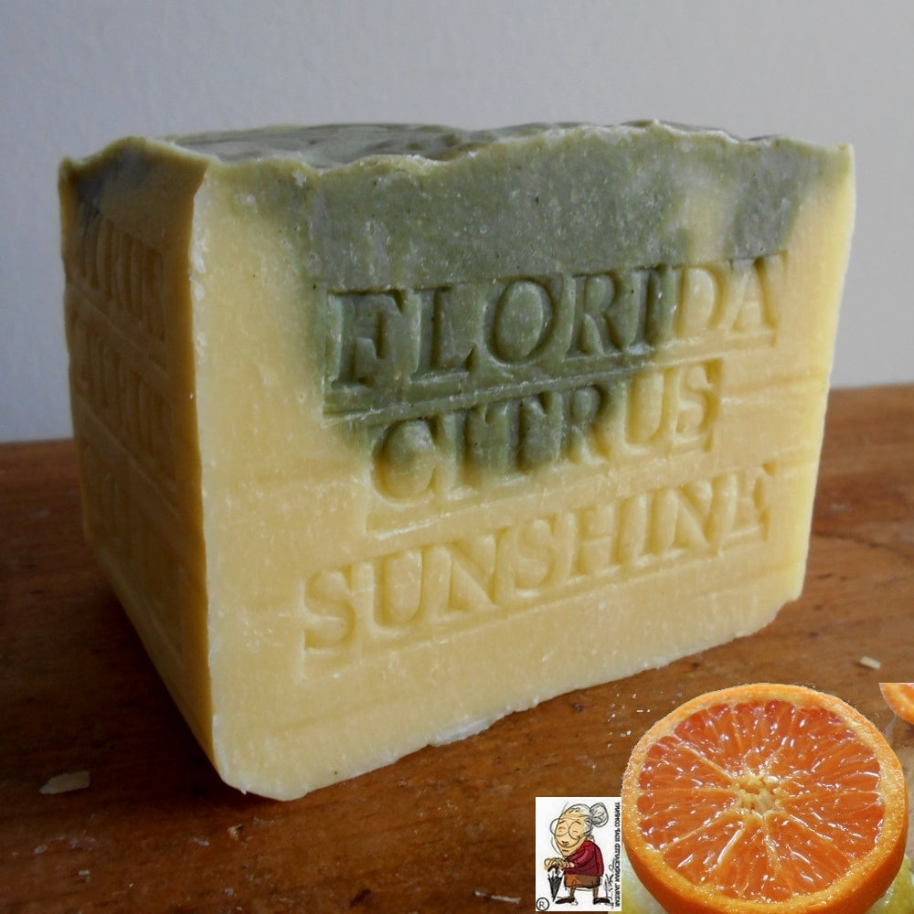 Citrus orange tangerine lemon lime soap 