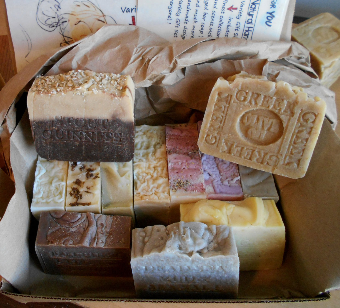 Twelve Handmade Soap Bar Gift Set For Gentleman