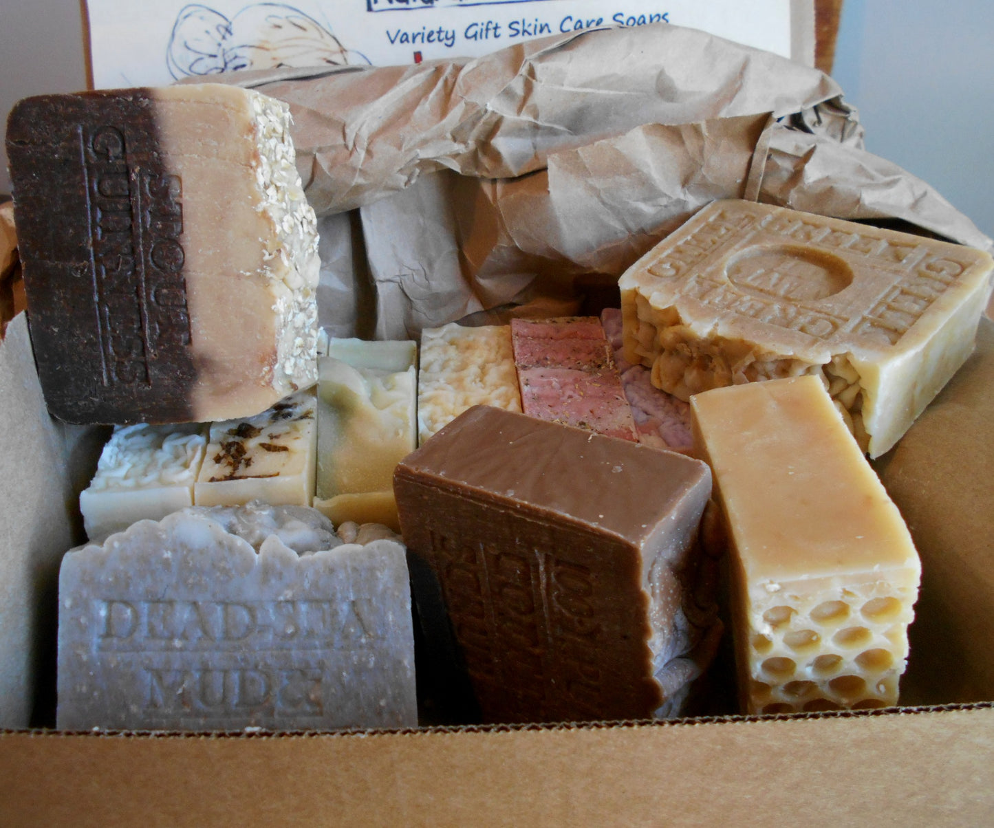 Twelve Handmade Soap Bar Gift Set For Gentleman