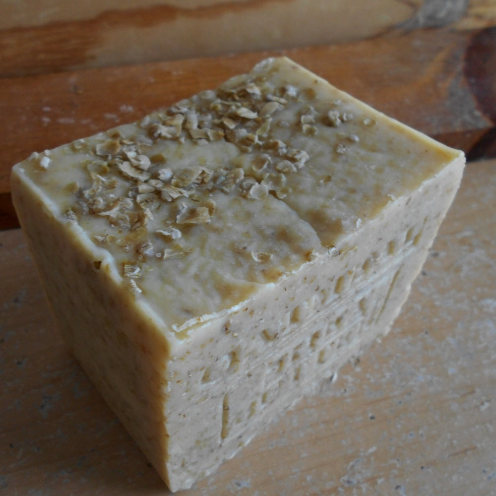 Oatmeal And  Shea Butter Handmade Natural Soap  Aged 12 OUNCE