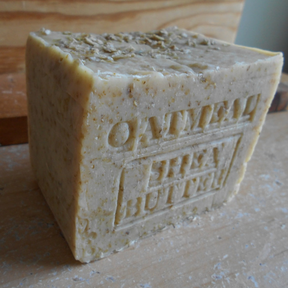 Oatmeal And  Shea Butter Handmade Natural Soap  Aged 12 OUNCE