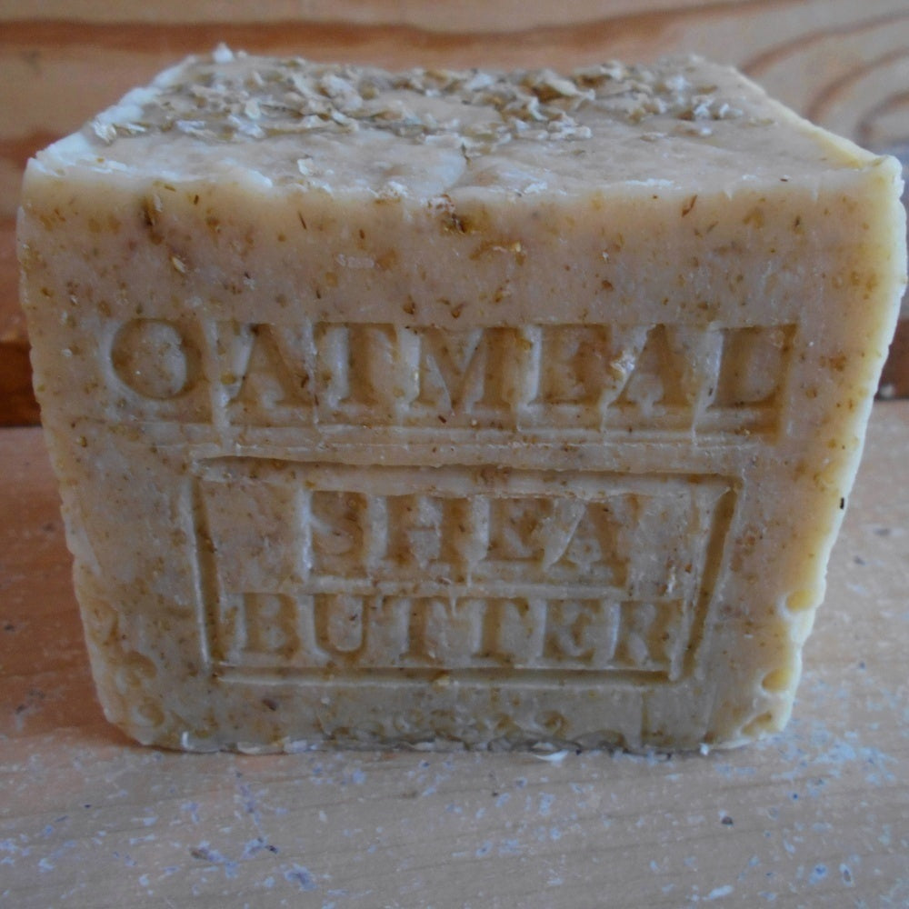 Oatmeal And  Shea Butter Handmade Natural Soap  Aged 12 OUNCE