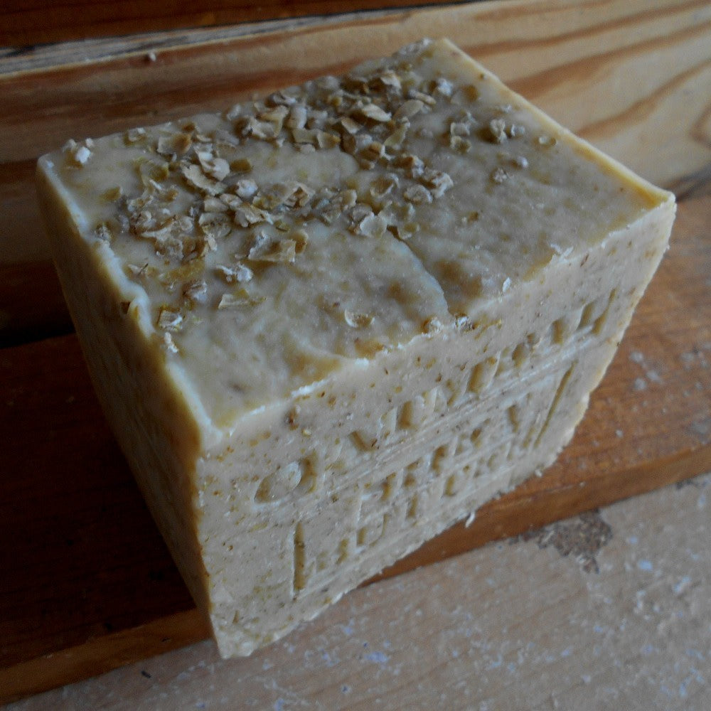 Oatmeal And  Shea Butter Handmade Natural Soap  Aged 12 OUNCE