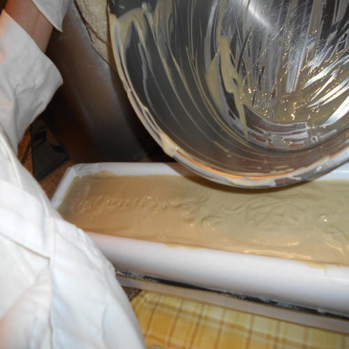 Cold process buttermilk soap 