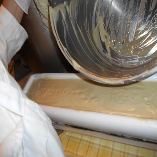 Cold process buttermilk soap