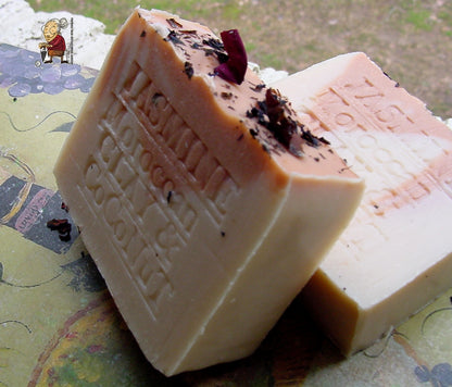 Beauty Soap Jasmine Coconut Milk Clay and Pink  Sea Salt 