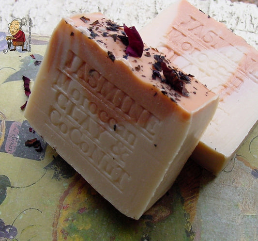 Jasmine Moroccan Clay  Coconut Milk & Himalayan Pink Salt Soap
