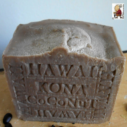Hawaiian Kona Coffee Soap  and Organic Coconut Milk 12 Oz.