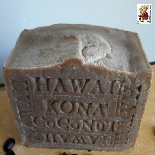 Hawaiian Kona Coffee Soap  and Organic Coconut Milk 10-OUNCE