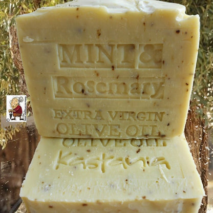 Mint and Rosemary natural handcrafted soap 