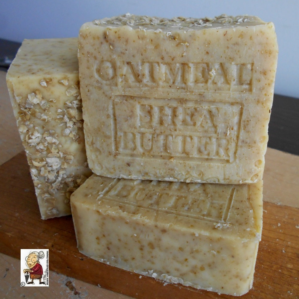 Oatmeal Soap Organic and Unrefined Shea Butter 