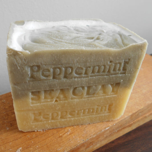 Peppermint Soap with Sea Clay Aged Limited Edition